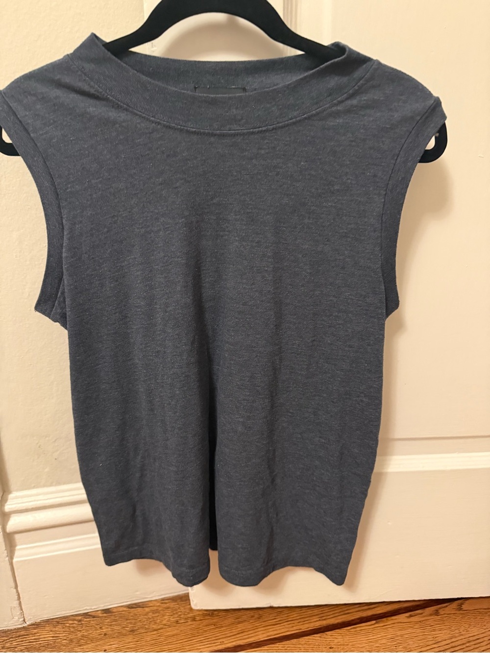 Richer Poorer Heather Slate Blue Sleeveless Crewneck Muscle Tank